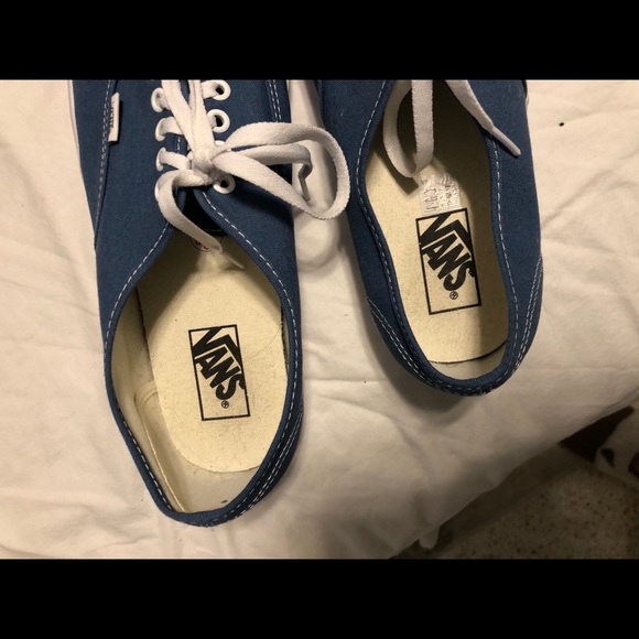 Vans blue tennis shoes - Picture 2 of 4